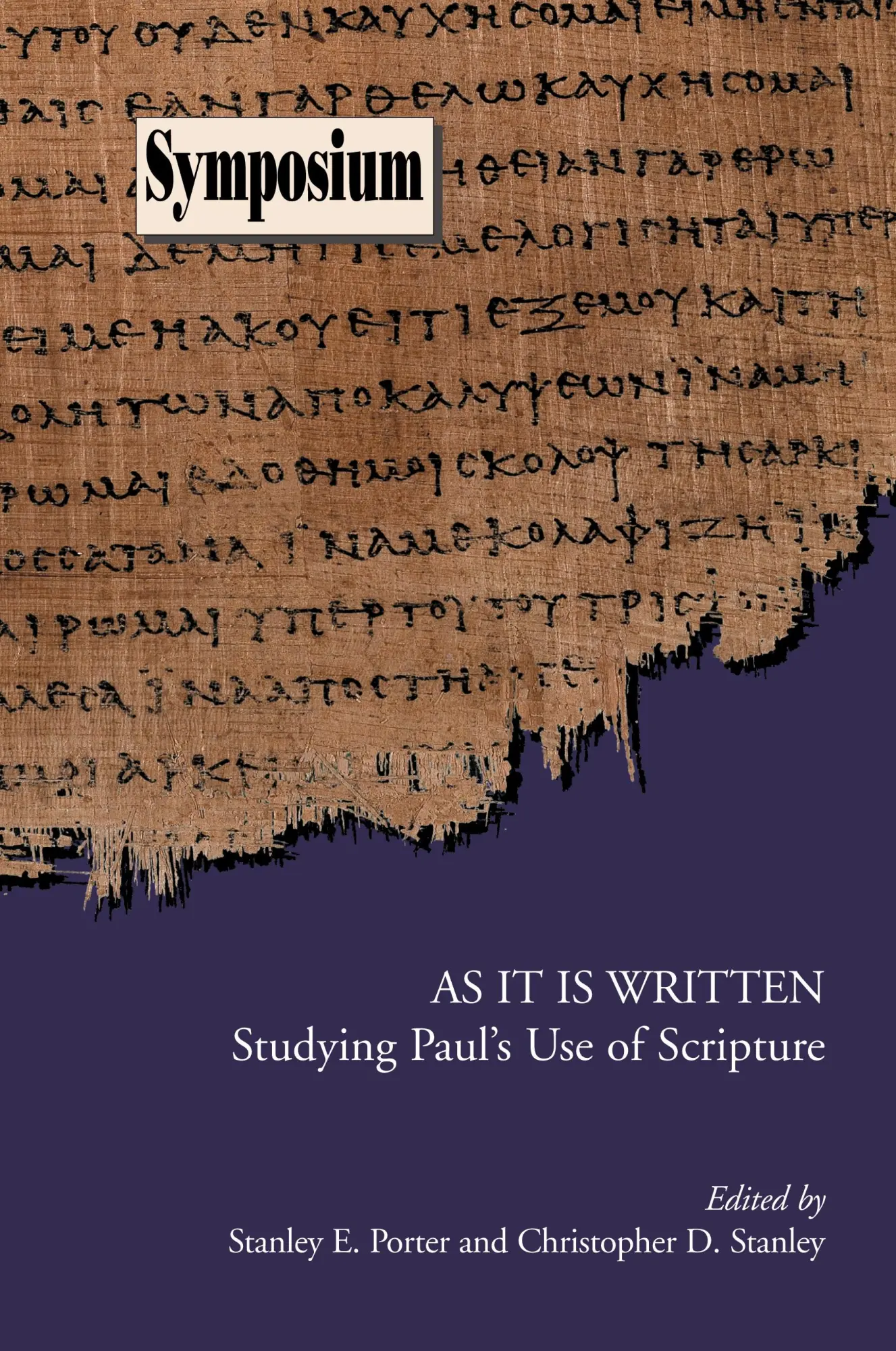 Cover: 9781589833593 | As It Is Written | Studying Paul's Use of Scripture | Porter (u. a.)