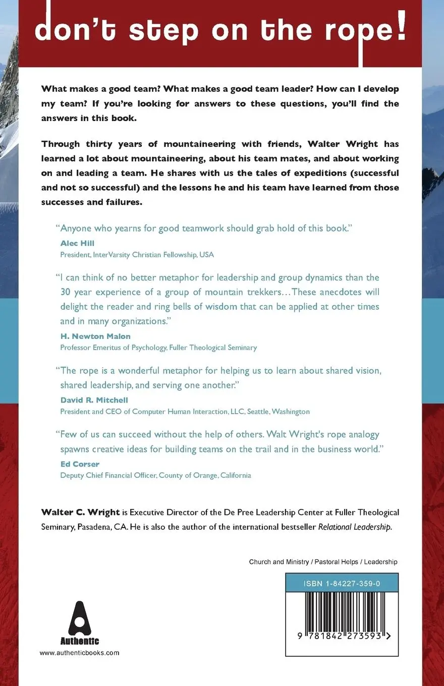 Rückseite: 9781842273593 | Don't Step on the Rope | Walter Wright | Taschenbuch | Englisch | 2005