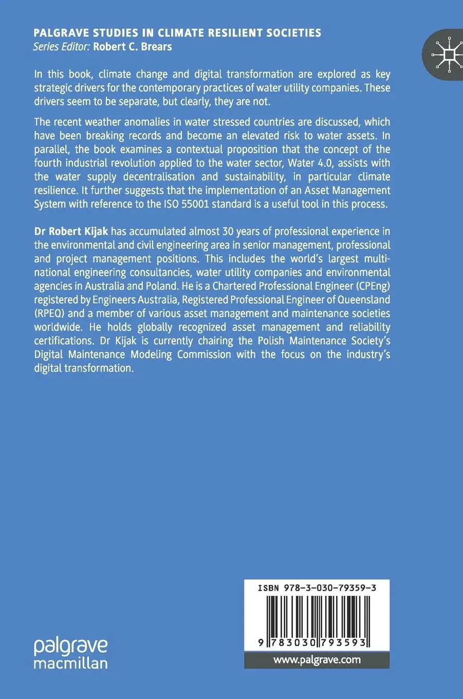 Rückseite: 9783030793593 | Water Asset Management in Times of Climate Change and Digital...