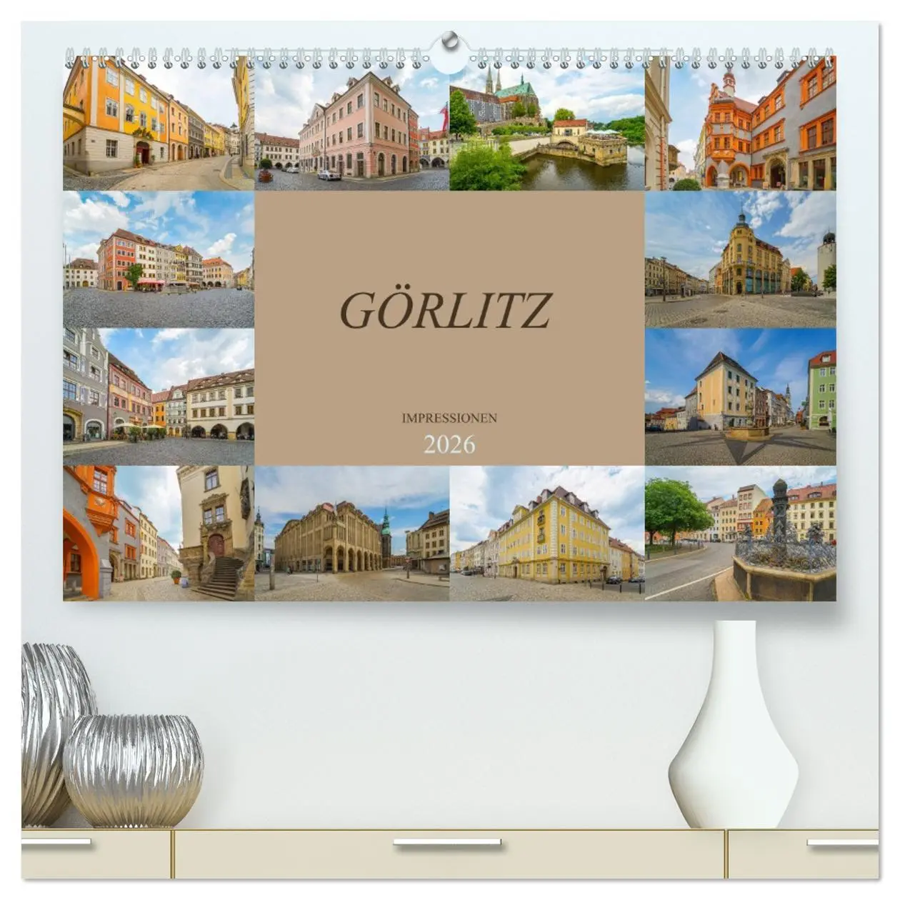 Cover: 9783457723593 | Görlitz Impressionen (hochwertiger Premium Wandkalender 2026 DIN A2...