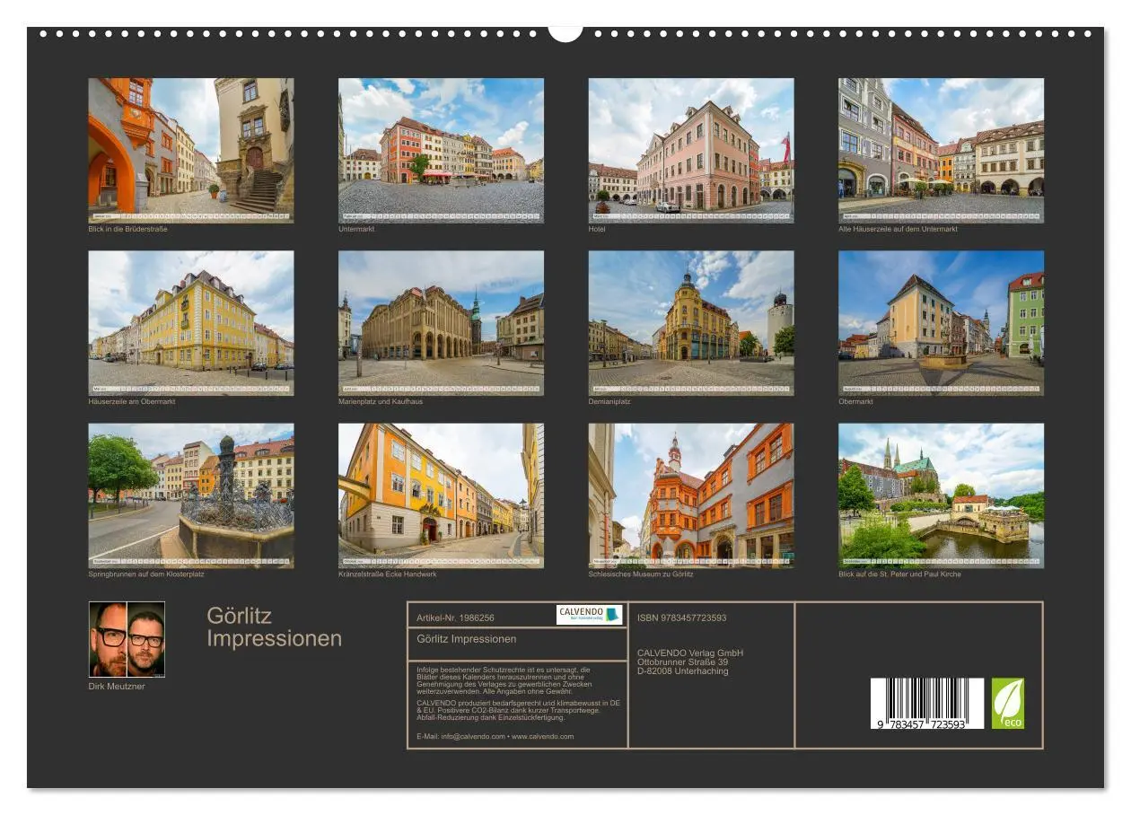 Bild: 9783457723593 | Görlitz Impressionen (hochwertiger Premium Wandkalender 2026 DIN A2...