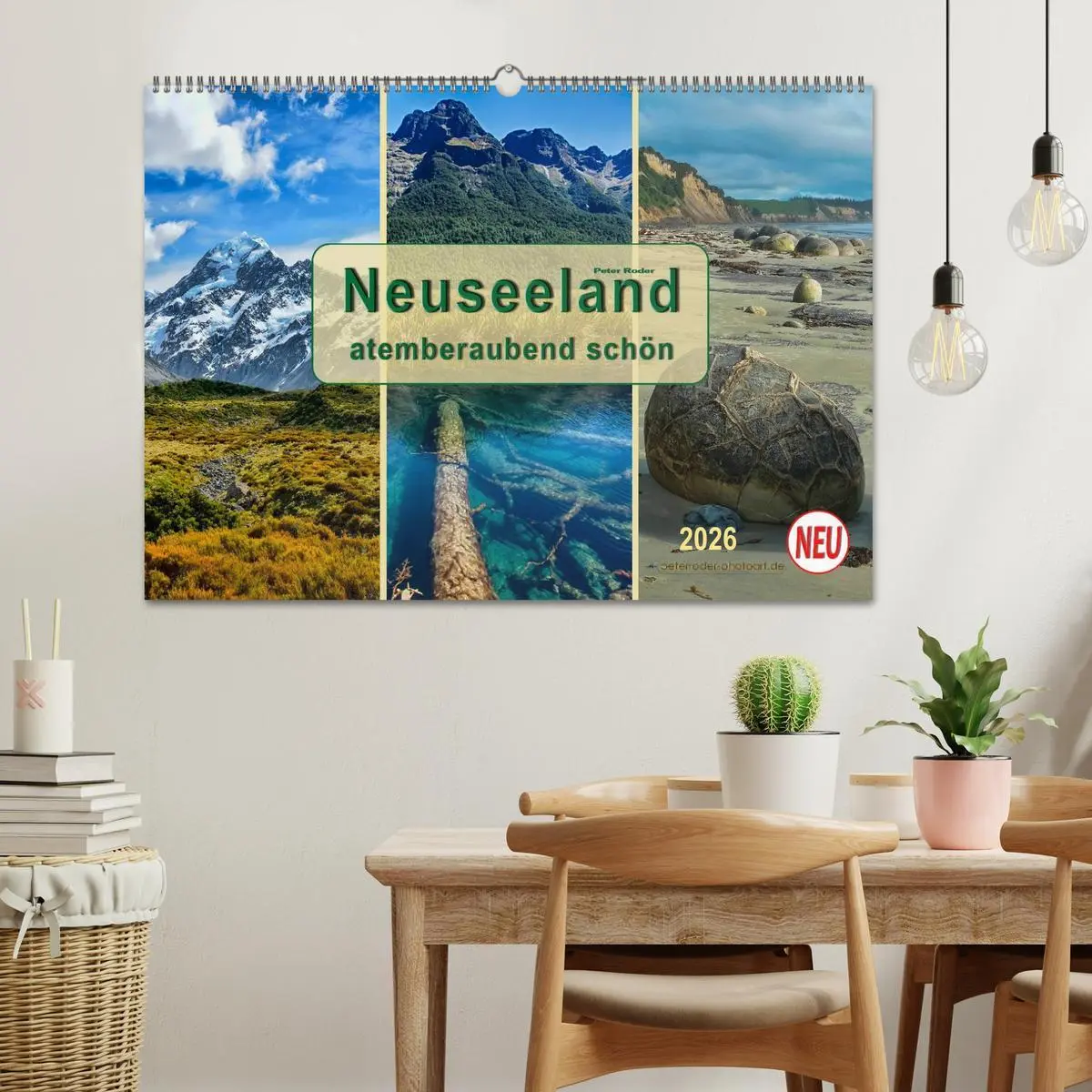 Bild: 9783457963593 | Neuseeland - atemberaubend schön (Wandkalender 2026 DIN A2 quer),...
