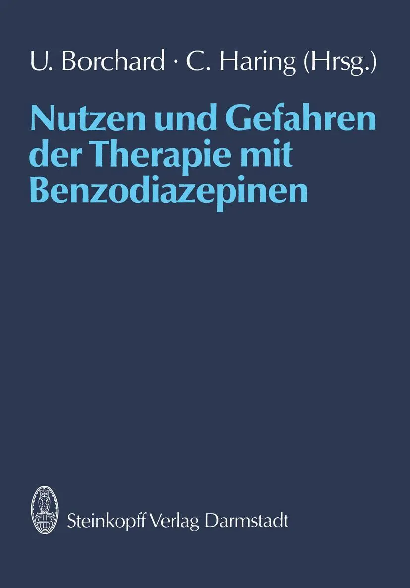 Cover: 9783642853593 | Nutzen und Gefahren der Therapie mit Benzodiazepinen | Haring (u. a.)