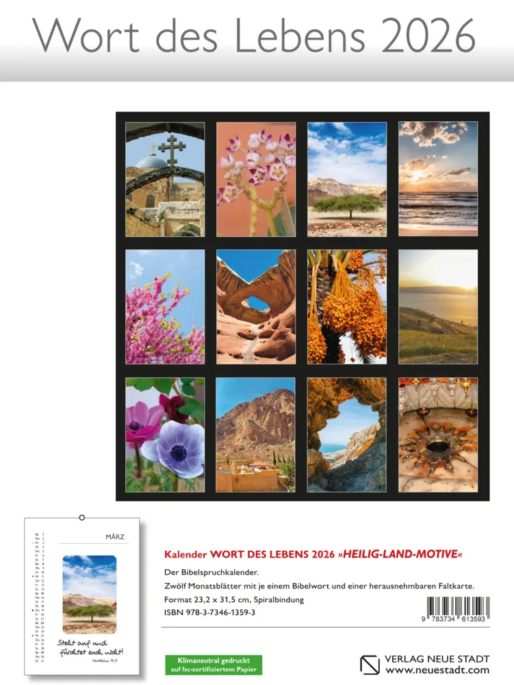 Bild: 9783734613593 | Wort des Lebens 2026 - Der Bibelspruchkalender | Kalender | Deutsch