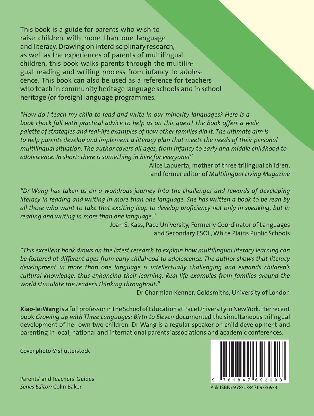 Rückseite: 9781847693693 | Learning to Read and Write in the Multilingual Family | Xiao-Lei Wang