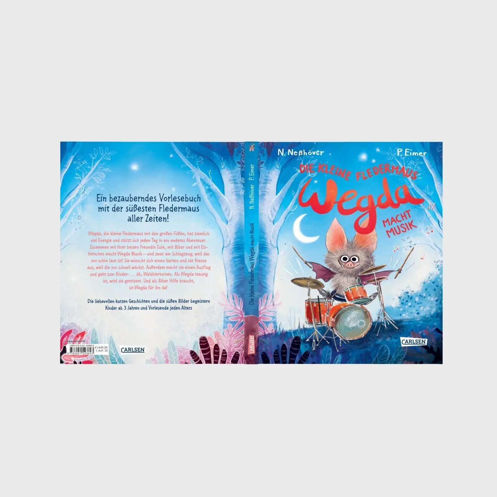 Bild: 9783551523693 | Die kleine Fledermaus Wegda: Wegda macht Musik | Neßhöver (u. a.)