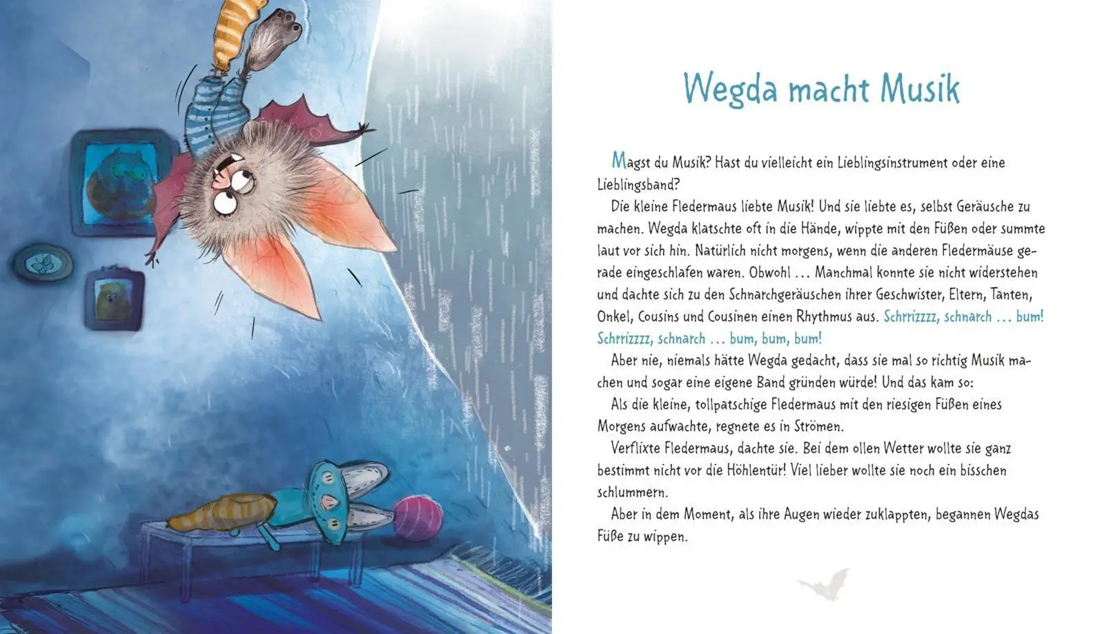 Bild: 9783551523693 | Die kleine Fledermaus Wegda: Wegda macht Musik | Neßhöver (u. a.)