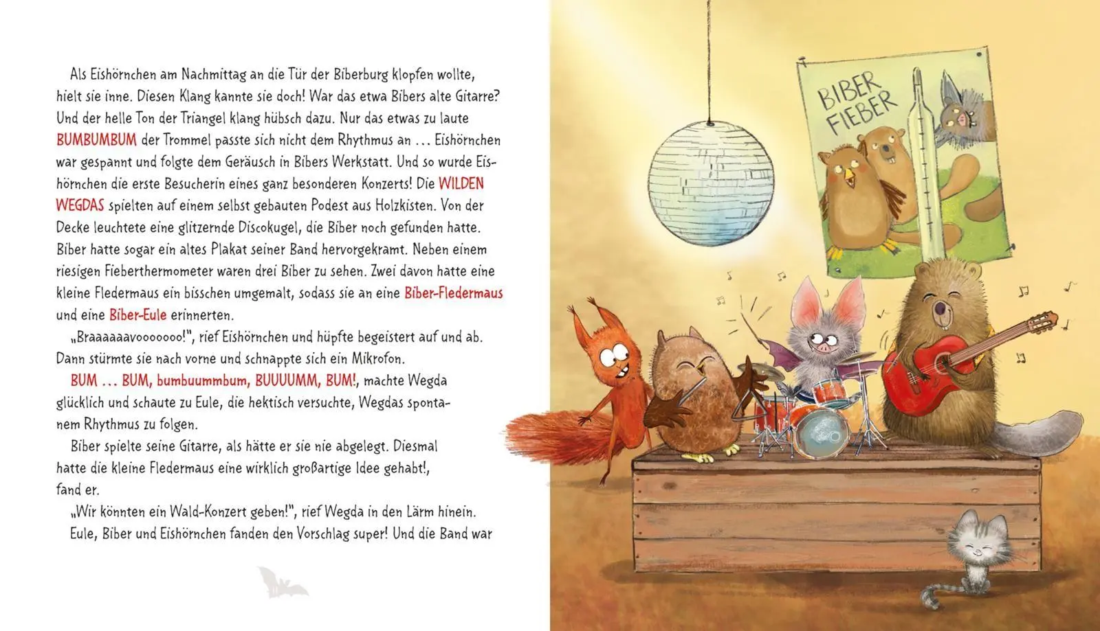 Bild: 9783551523693 | Die kleine Fledermaus Wegda: Wegda macht Musik | Neßhöver (u. a.)