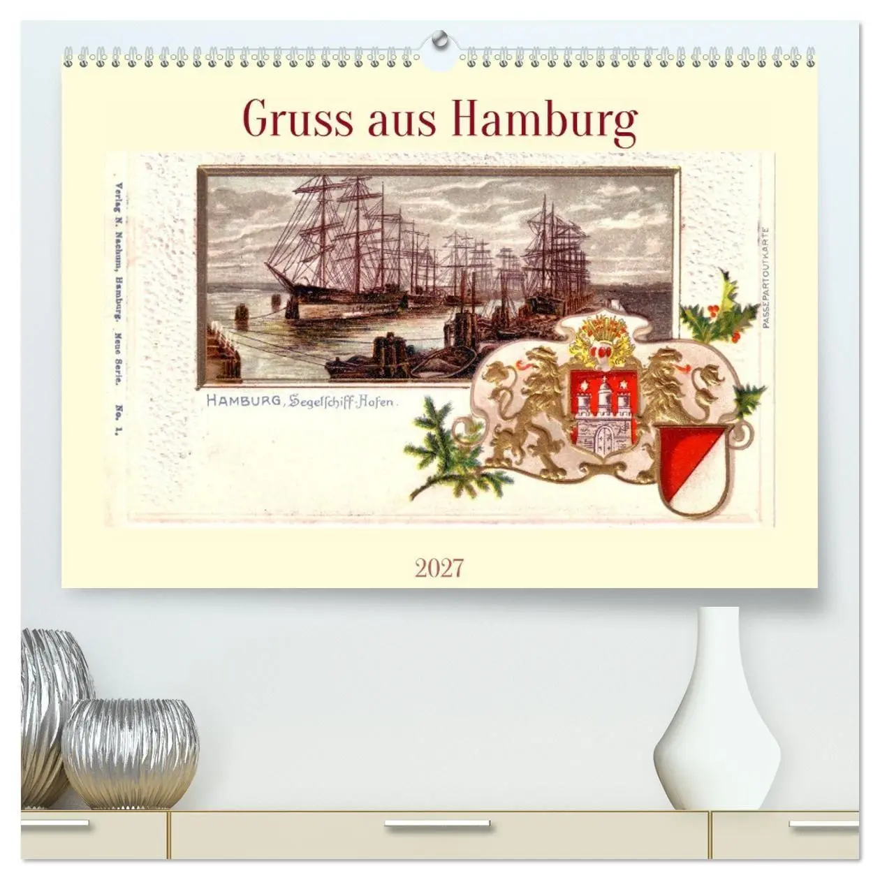 Cover: 9783569373693 | Gruss aus Hamburg (hochwertiger Premium Wandkalender 2027 DIN A2...