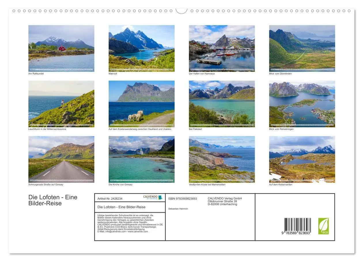 Bild: 9783569823693 | Die Lofoten - Eine Bilder-Reise (hochwertiger Premium Wandkalender...