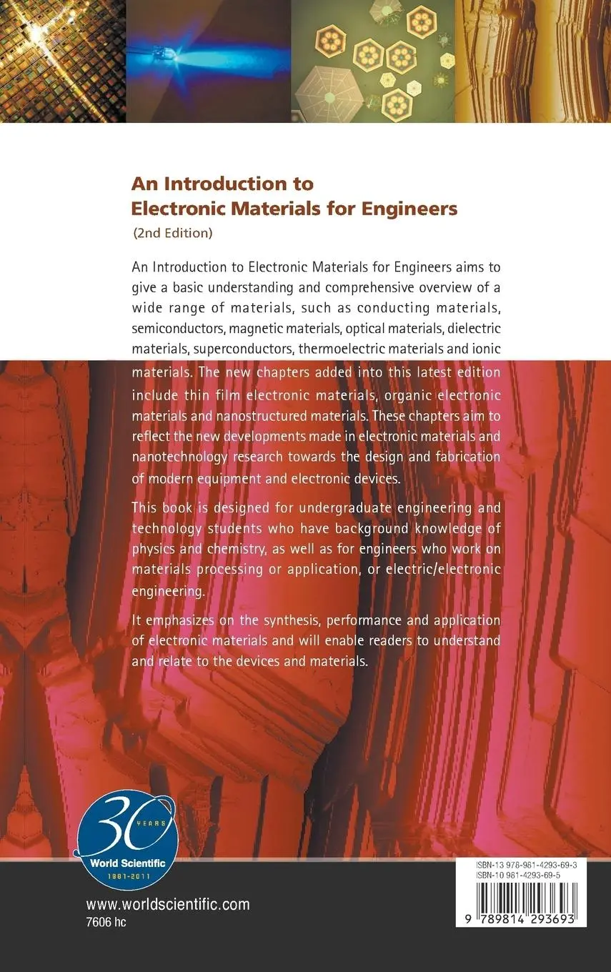 Rückseite: 9789814293693 | INTROD TO ELECTRONIC MATERIALS FOR ENGR | Zhengwei Li Et Al Wei Gao