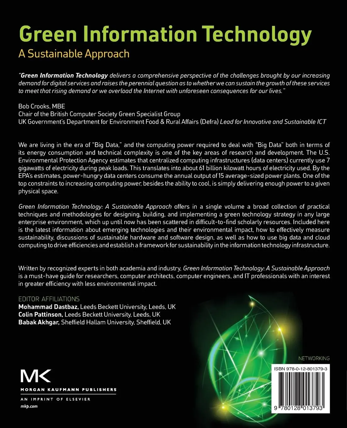 Rückseite: 9780128013793 | Green Information Technology | Mohammad Dastbaz (u. a.) | Taschenbuch