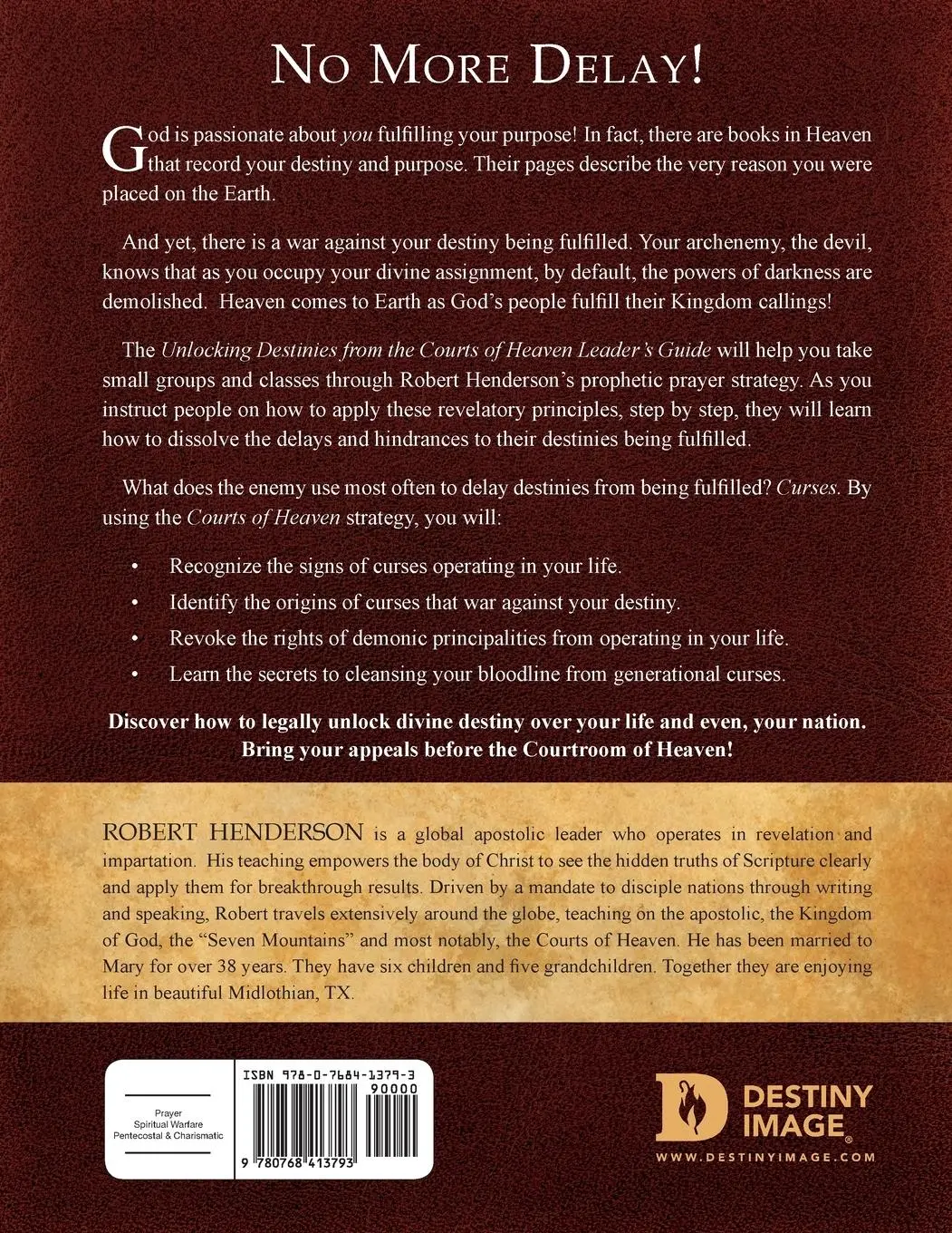 Rückseite: 9780768413793 | Unlocking Destinies From the Courts of Heaven Leader's Guide | Buch