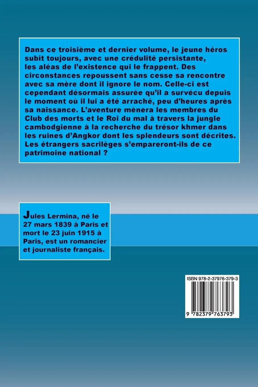 Rückseite: 9782379763793 | Les Loups de Paris | Tome III | William Cobb | Taschenbuch | 2025