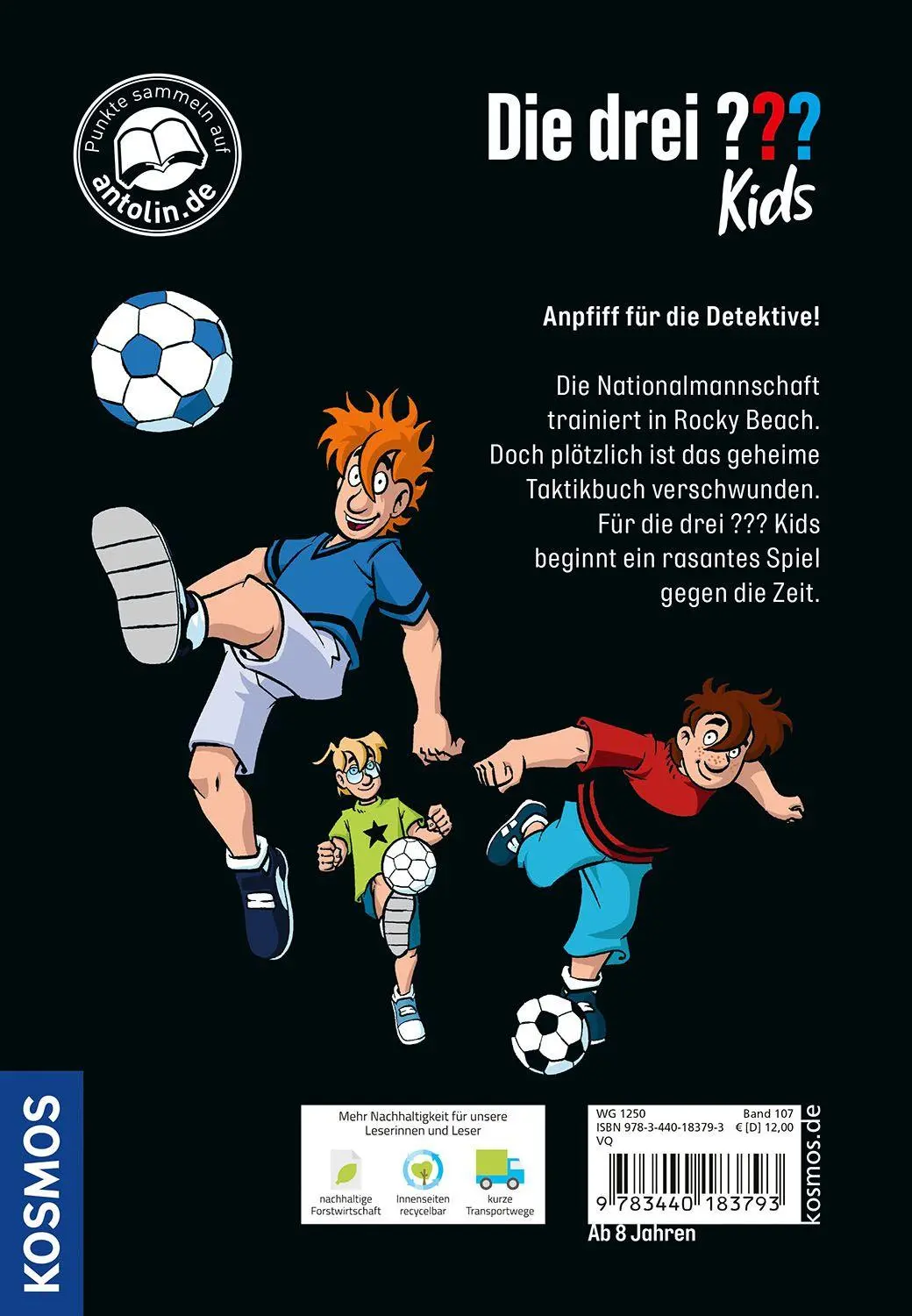 Bild: 9783440183793 | Die drei ??? Kids, 107, Fußball-Spione | Helene Blanck | Buch | 128 S.