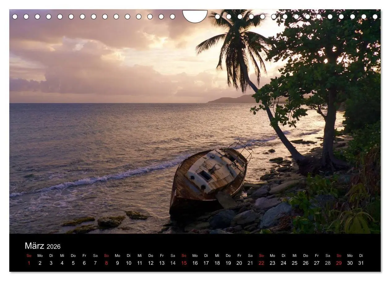 Bild: 9783457943793 | Trauminsel Puerto Rico (Wandkalender 2026 DIN A4 quer), CALVENDO...