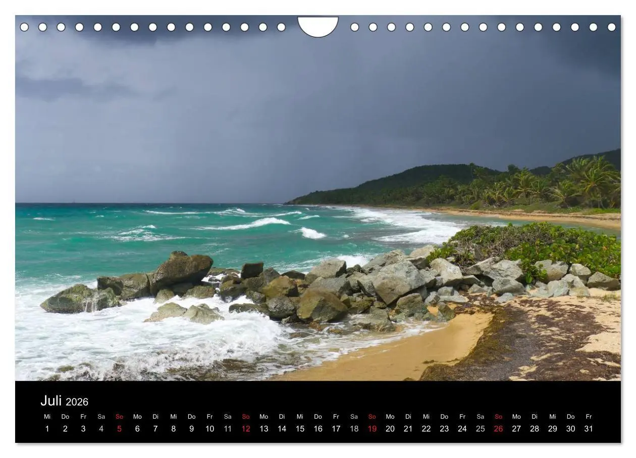 Bild: 9783457943793 | Trauminsel Puerto Rico (Wandkalender 2026 DIN A4 quer), CALVENDO...