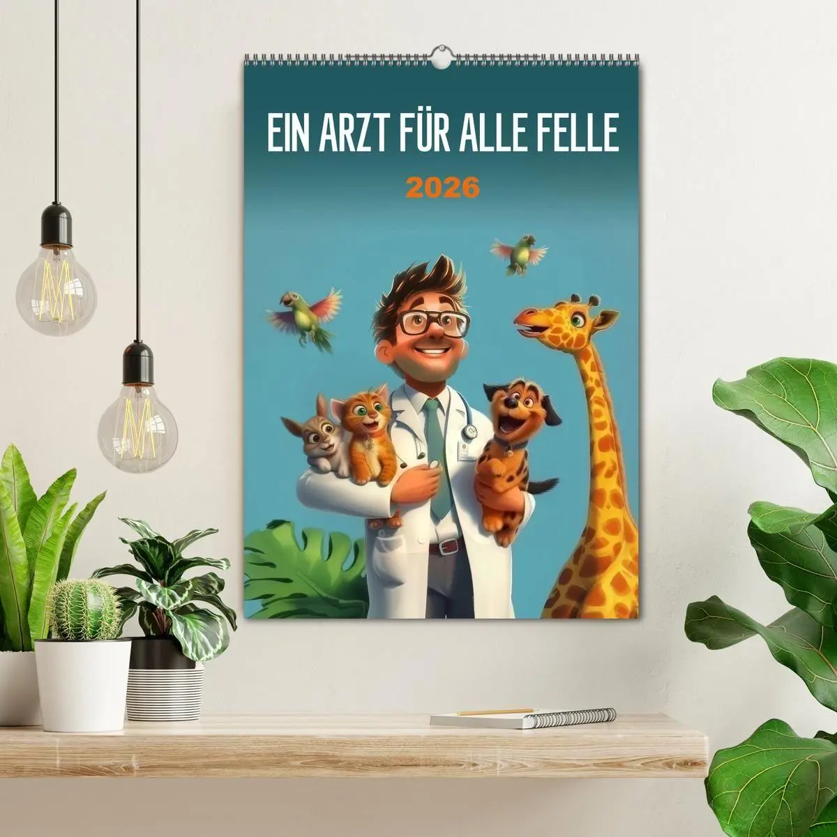 Bild: 9783516653793 | Ein Arzt für alle Felle (Wandkalender 2026 DIN A2 hoch), CALVENDO...