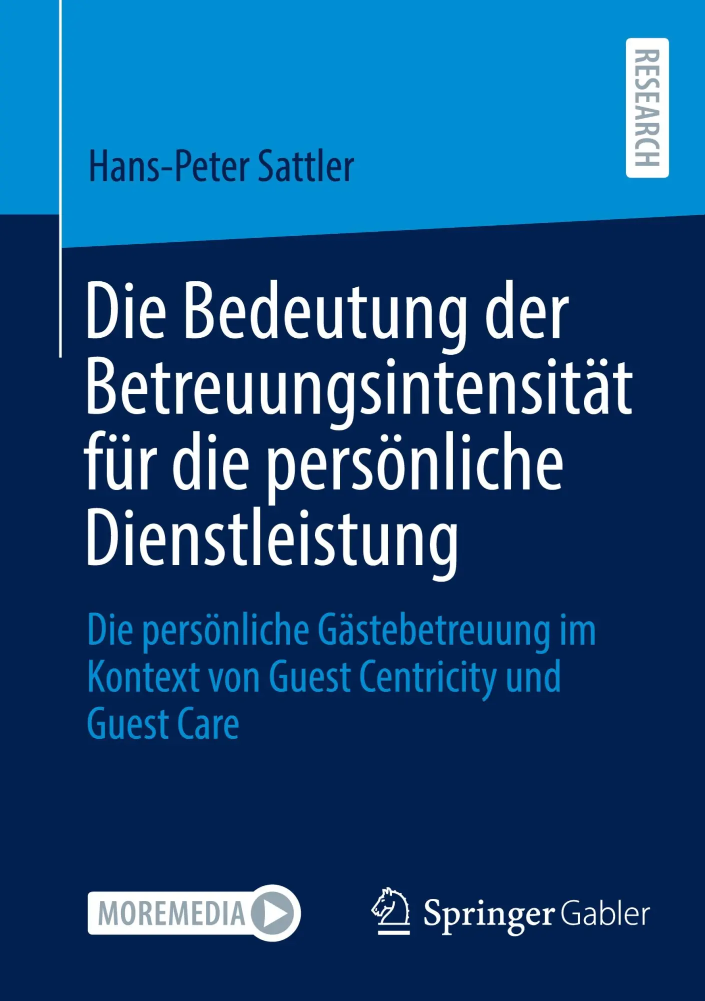 Cover: 9783658463793 | Die Bedeutung der Betreuungsintensität für die persönliche...