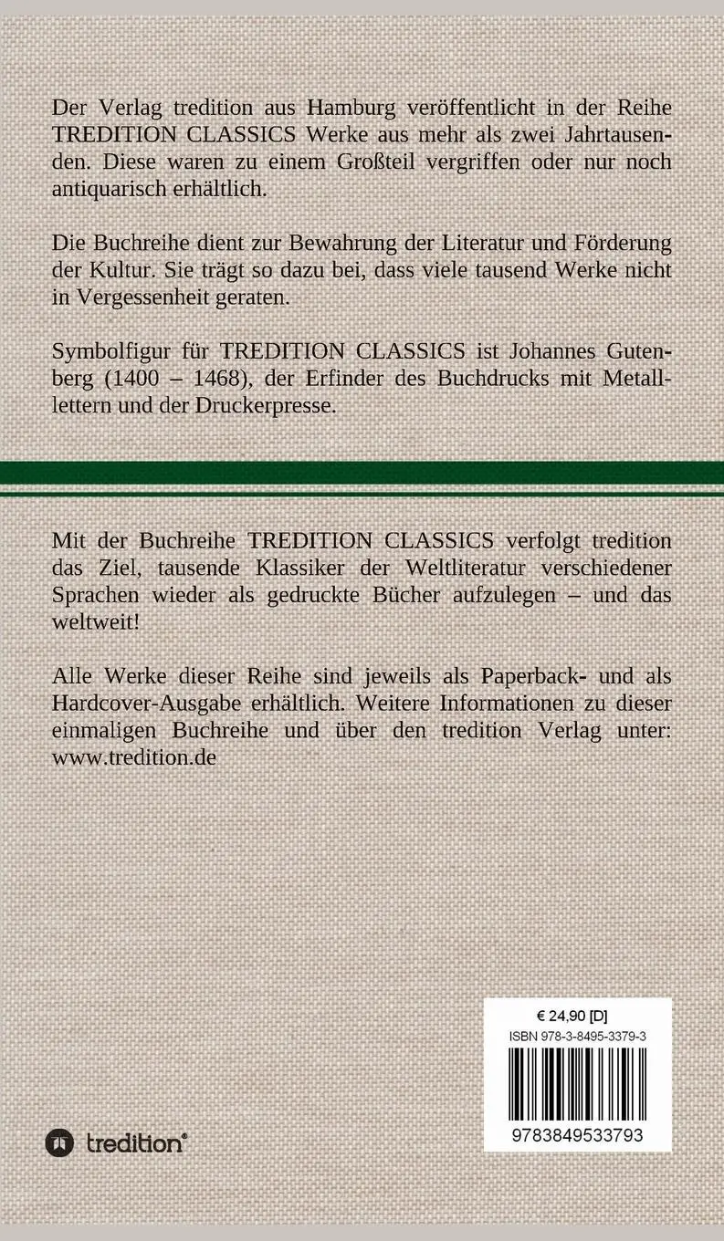 Rückseite: 9783849533793 | Der Graf von Monte Christo | Zweiter Band | Alexandre Dumas | Buch