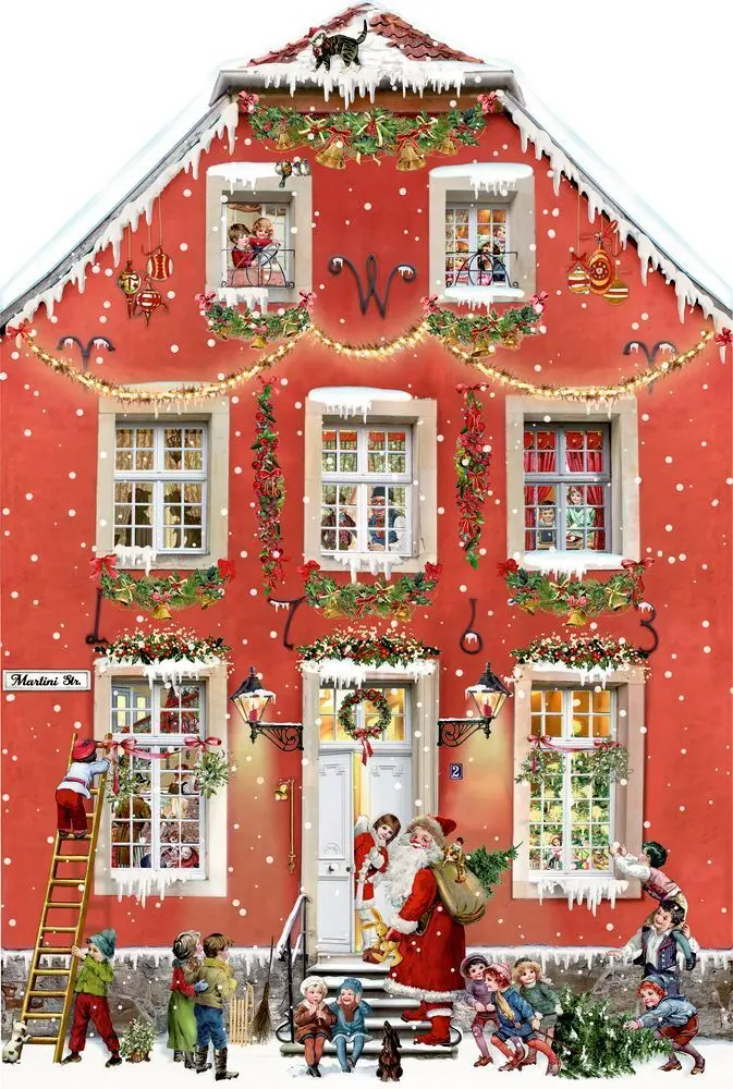 Cover: 4050003943893 | Aufstell-Adventskalender - Weihnachten bei uns Zuhaus | Barbara Behr