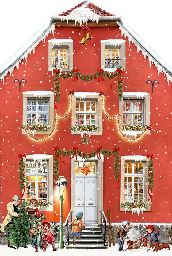 Bild: 4050003943893 | Aufstell-Adventskalender - Weihnachten bei uns Zuhaus | Barbara Behr