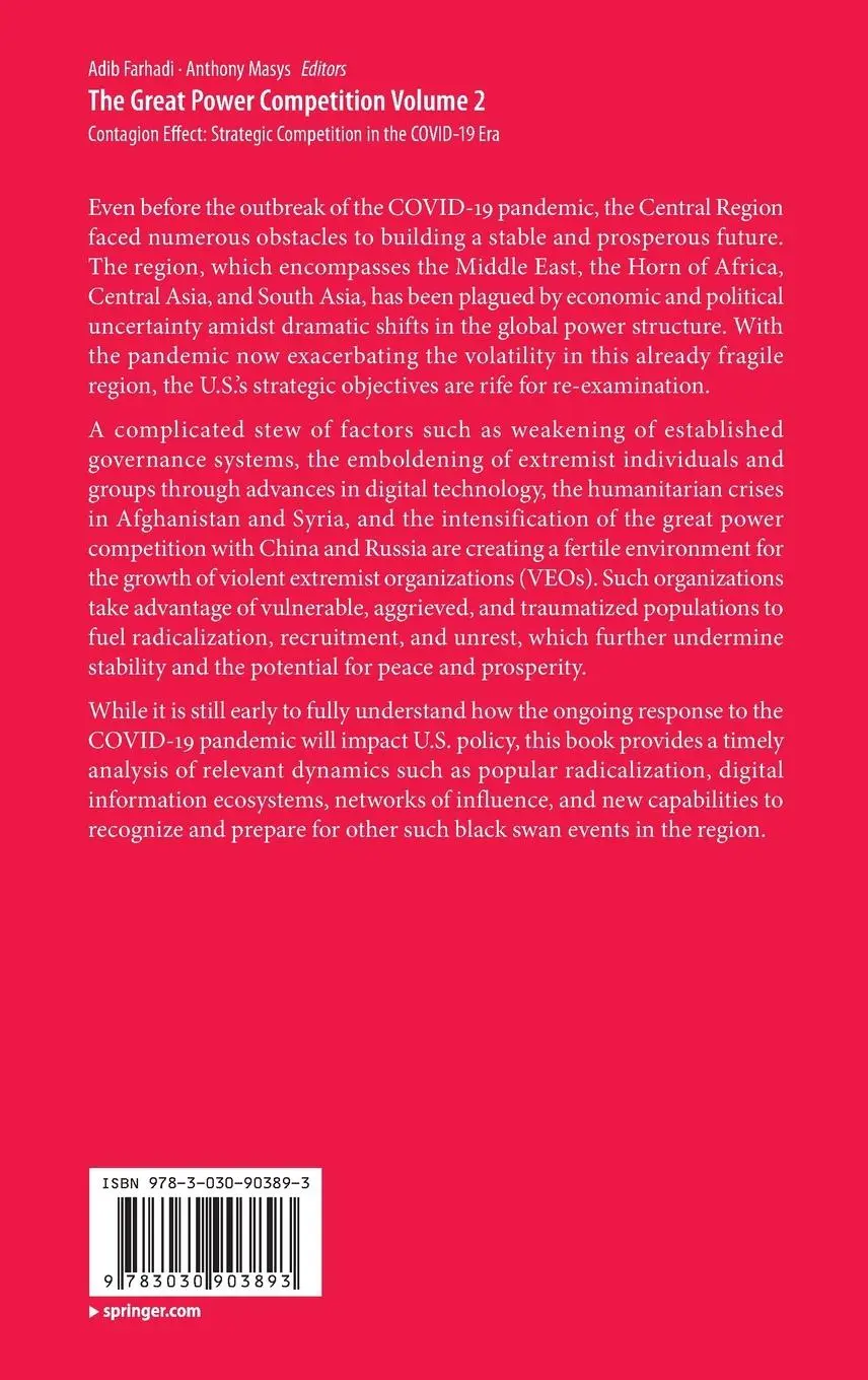 Rückseite: 9783030903893 | The Great Power Competition Volume 2 | Anthony Masys (u. a.) | Buch