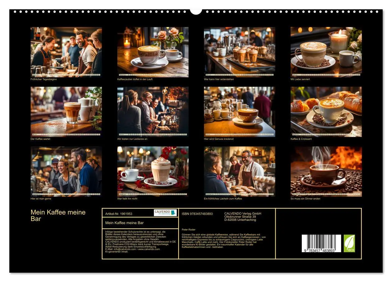 Bild: 9783457483893 | Mein Kaffee meine Bar (hochwertiger Premium Wandkalender 2026 DIN...