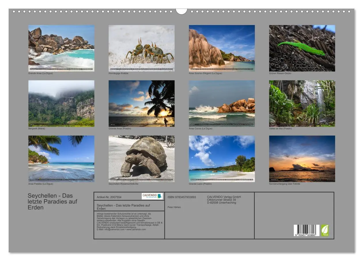 Bild: 9783457933893 | Seychellen - Das letzte Paradies auf Erden (Wandkalender 2026 DIN...