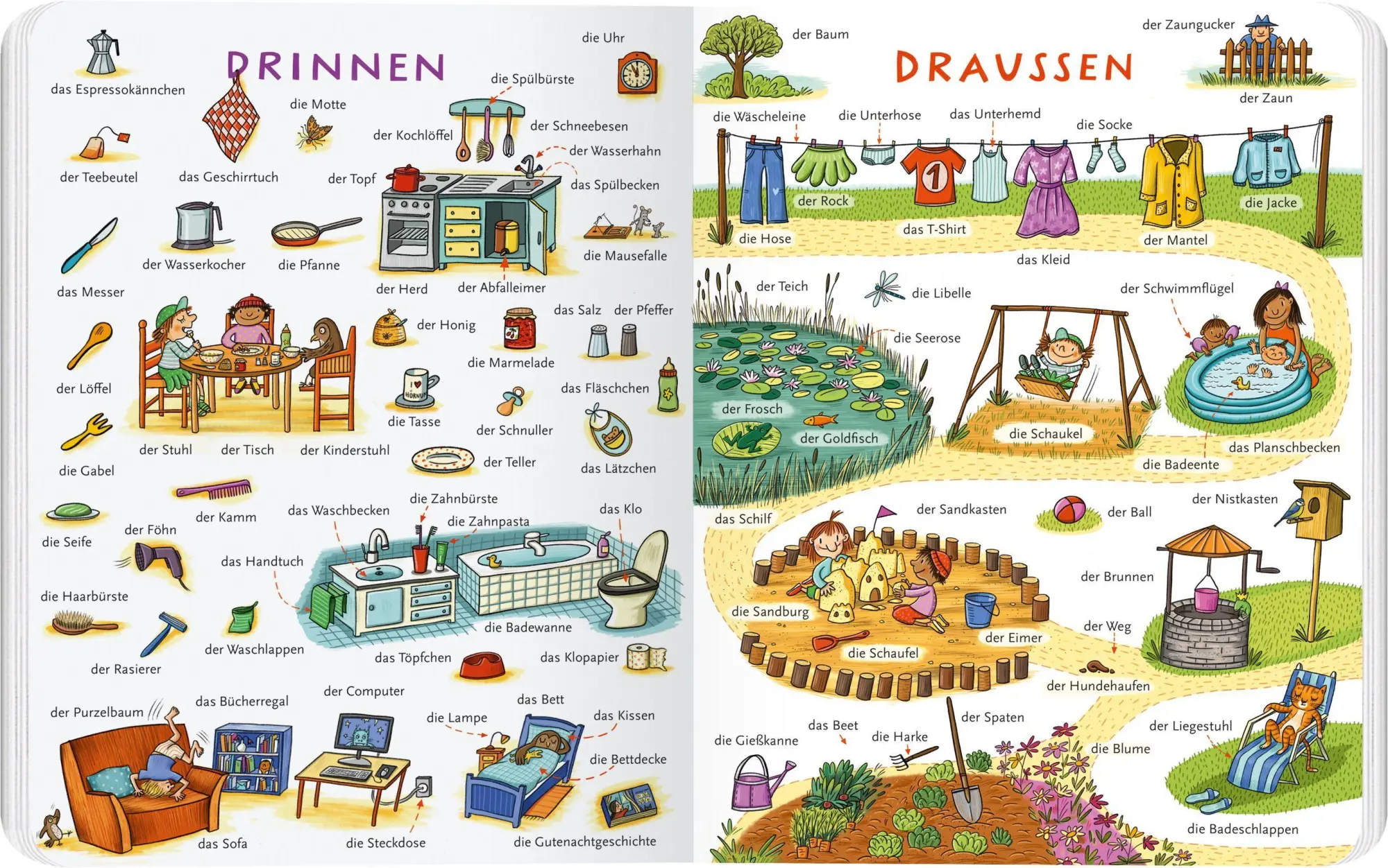 Bild: 9783836963893 | Mein Bildwörterbuch | Mit über 500 Begriffen | Daniela Kulot | Buch