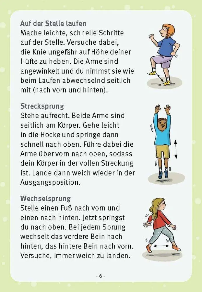 Bild: 4260694923993 | Bewegt euch! Bewegungsspiele für Kinder | Antje Suhr | Box | 32 S.