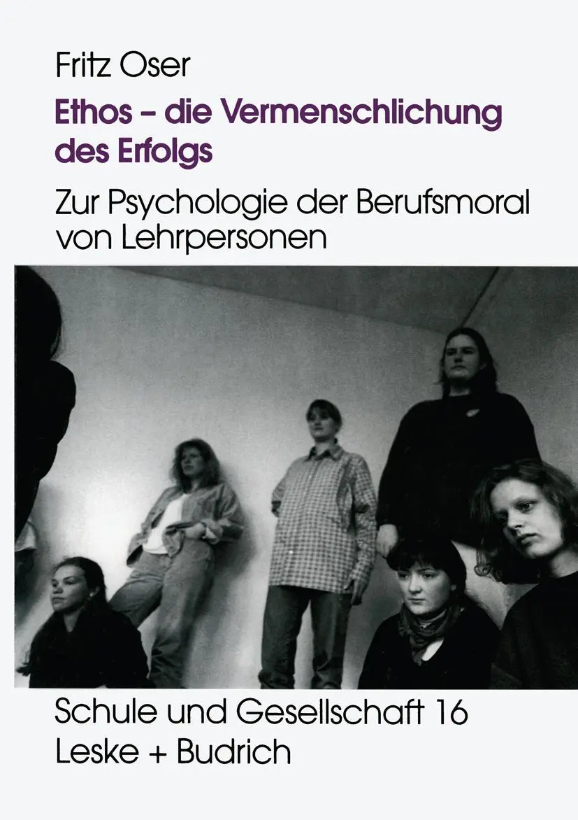 Cover: 9783322973993 | Ethos - die Vermenschlichung des Erfolgs | Fritz Oser | Taschenbuch