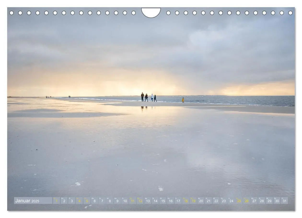 Bild: 9783435073993 | Am Strand von Langeoog (Wandkalender 2025 DIN A4 quer), CALVENDO...