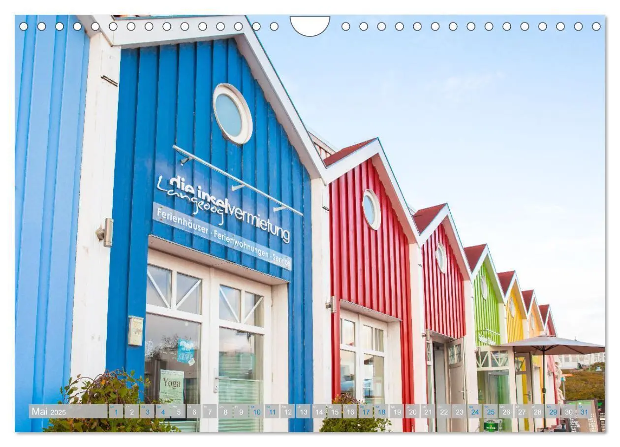 Bild: 9783435073993 | Am Strand von Langeoog (Wandkalender 2025 DIN A4 quer), CALVENDO...