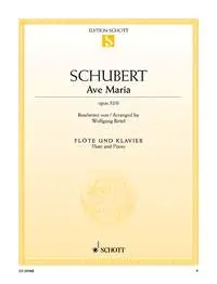Cover: 9790001193993 | Ave Maria | op. 52/6. Flöte und Klavier., Edition Schott Einzelausgabe