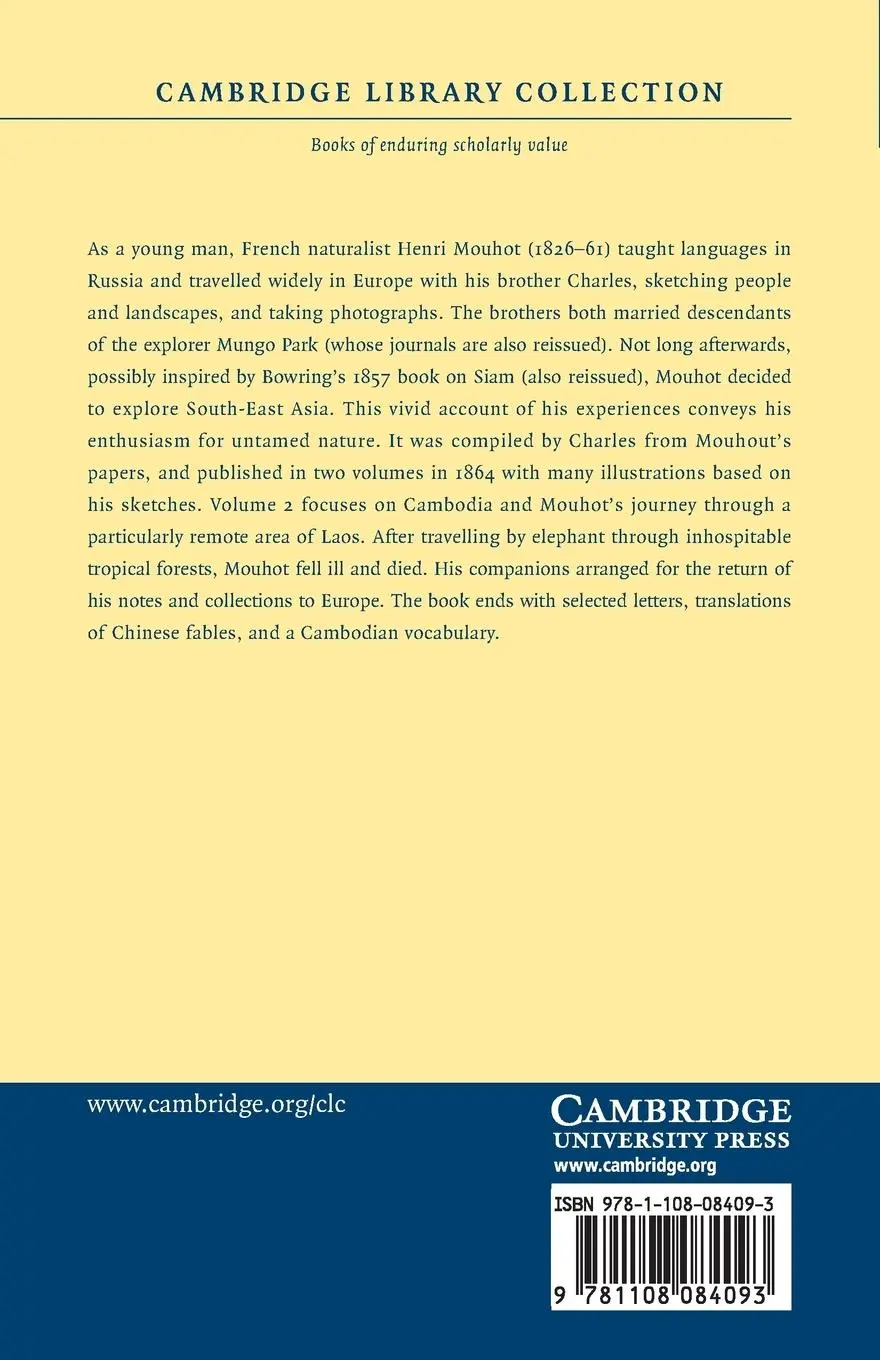 Rückseite: 9781108084093 | Travels in the Central Parts of Indo-China (Siam), Cambodia, and Laos