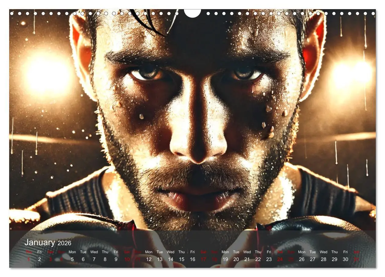 Bild: 9783516524093 | MMA UK - The ultimate fight (Wall Calendar 2026 DIN A3 landscape),...