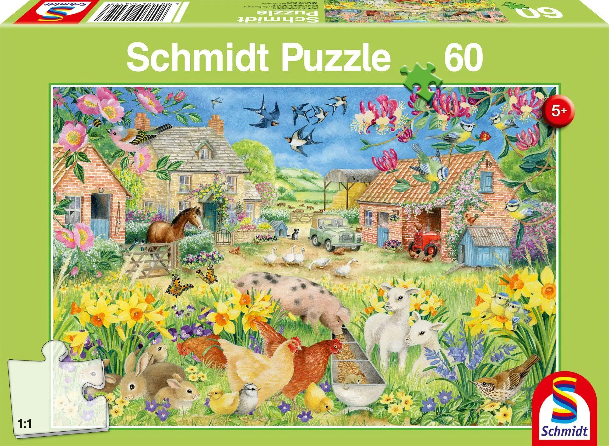 Cover: 4001504564193 | Mein kleiner Bauernhof. Kinderpuzzle 60 Teile | Spiel | Brettspiel