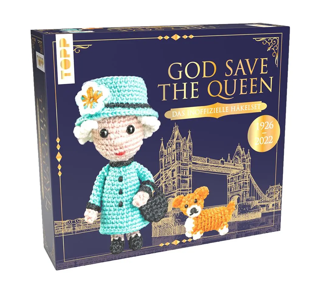 Häkelset God save the Queen