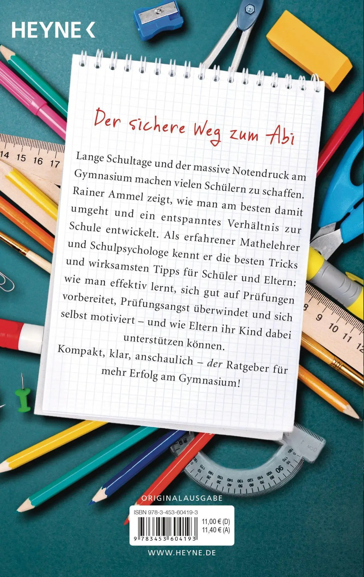 Bild: 9783453604193 | Gute Noten ohne Stress | Rainer Ammel | Taschenbuch | 192 S. | Deutsch