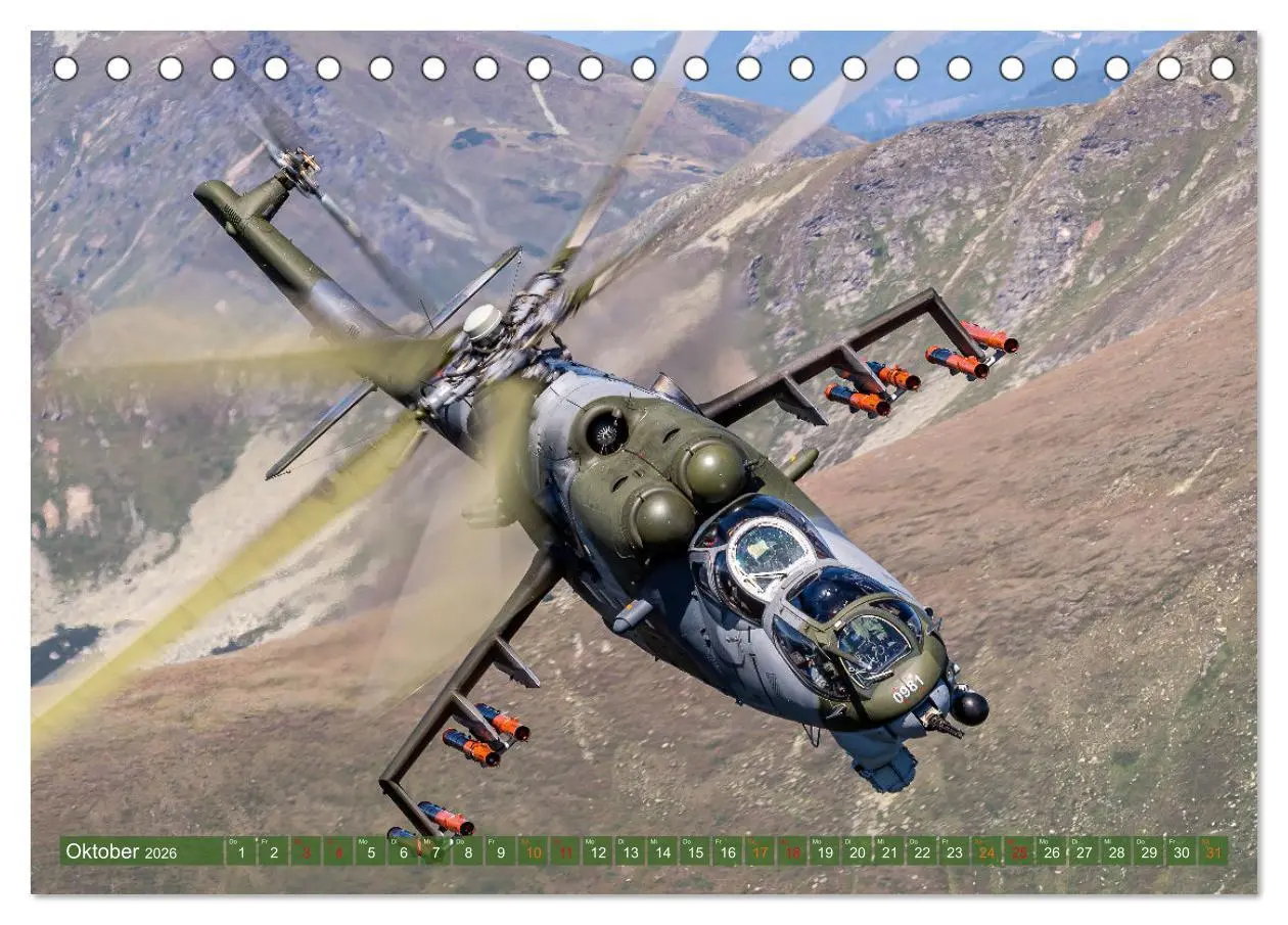 Bild: 9783457594193 | Helikopter in Aktion (Tischkalender 2026 DIN A5 quer), CALVENDO...