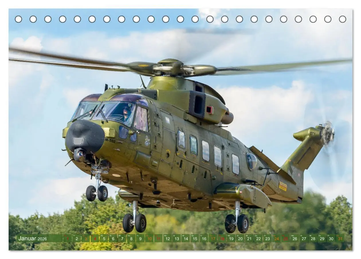Bild: 9783457594193 | Helikopter in Aktion (Tischkalender 2026 DIN A5 quer), CALVENDO...