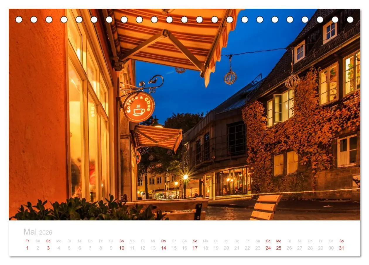 Bild: 9783457974193 | Hannover bei Nacht (Tischkalender 2026 DIN A5 quer), CALVENDO...