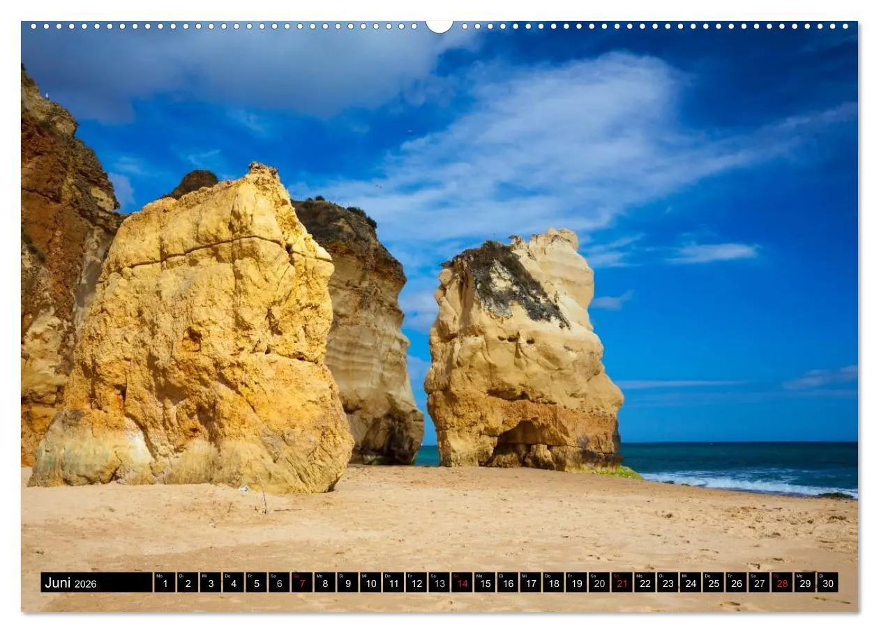 Bild: 9783516064193 | Strände, Felsen und Meer - ALGARVE 2026 (hochwertiger Premium...