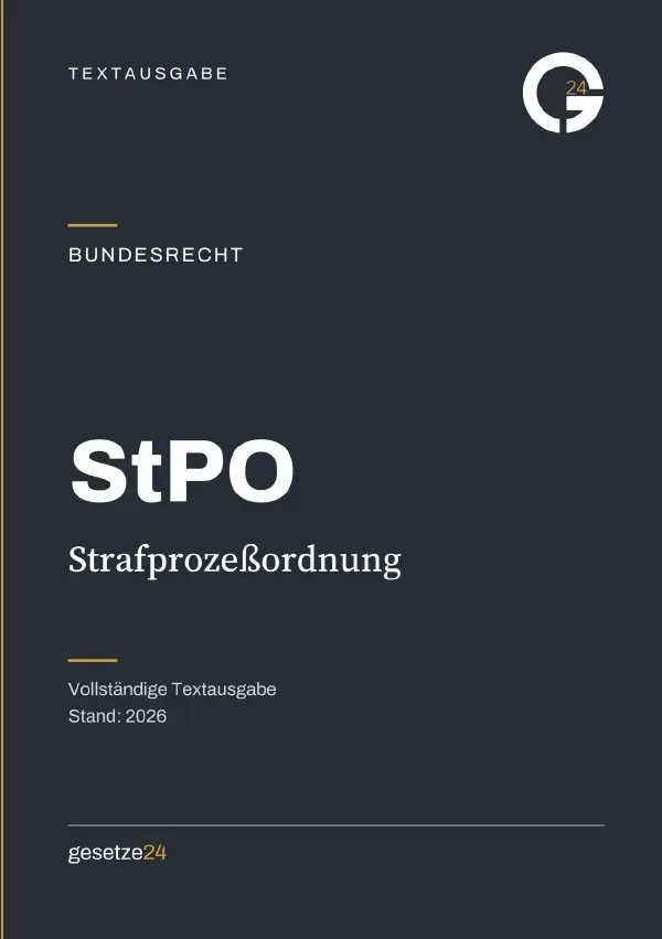 Cover: 9783565574193 | StPO - Strafprozeßordnung | Gesetze24 Deutschland | Taschenbuch | 2026