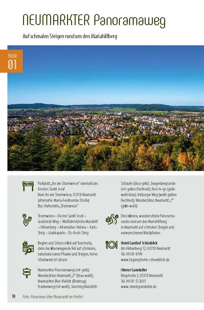 Bild: 9783955874193 | Genusswandern Bayerischer Jura | Martin Ehrensberger | Taschenbuch