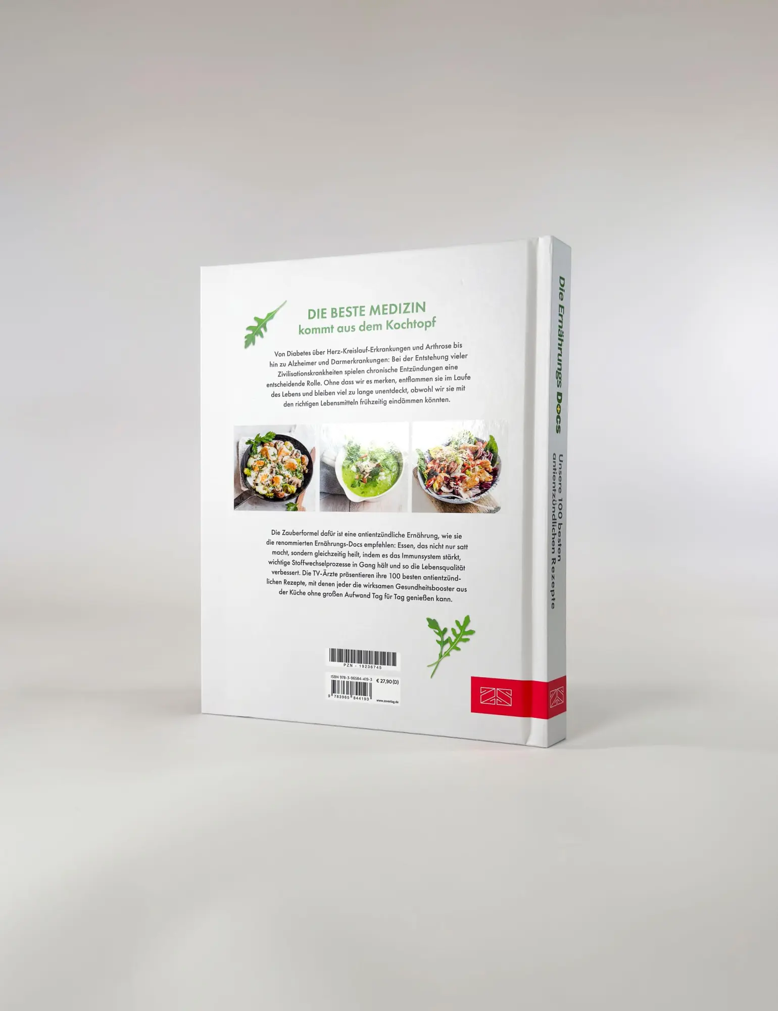 Bild: 9783965844193 | Die Ernährungs-Docs - Unsere 100 besten antientzündlichen Rezepte | ZS