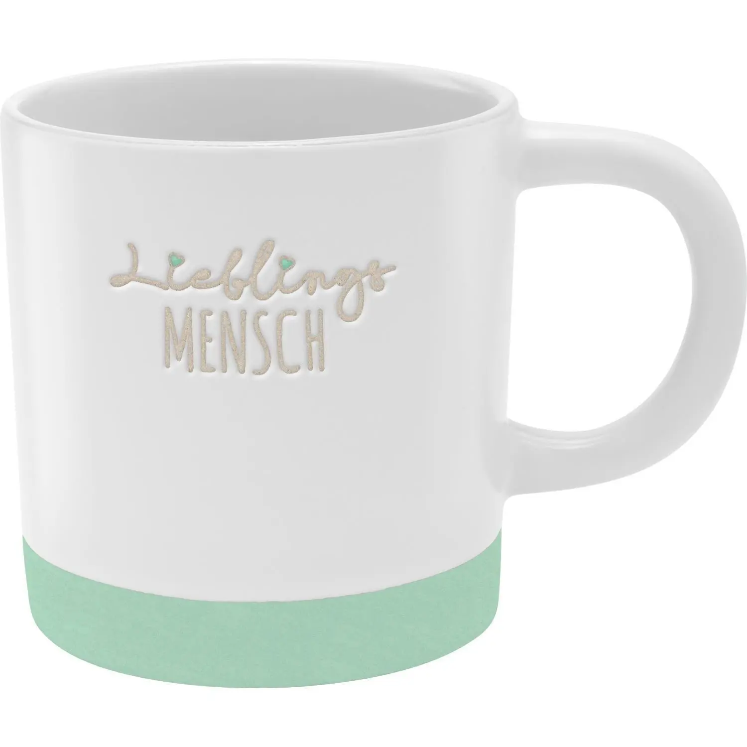 GRUSS & CO Tasse mit Gravur "Mensch"