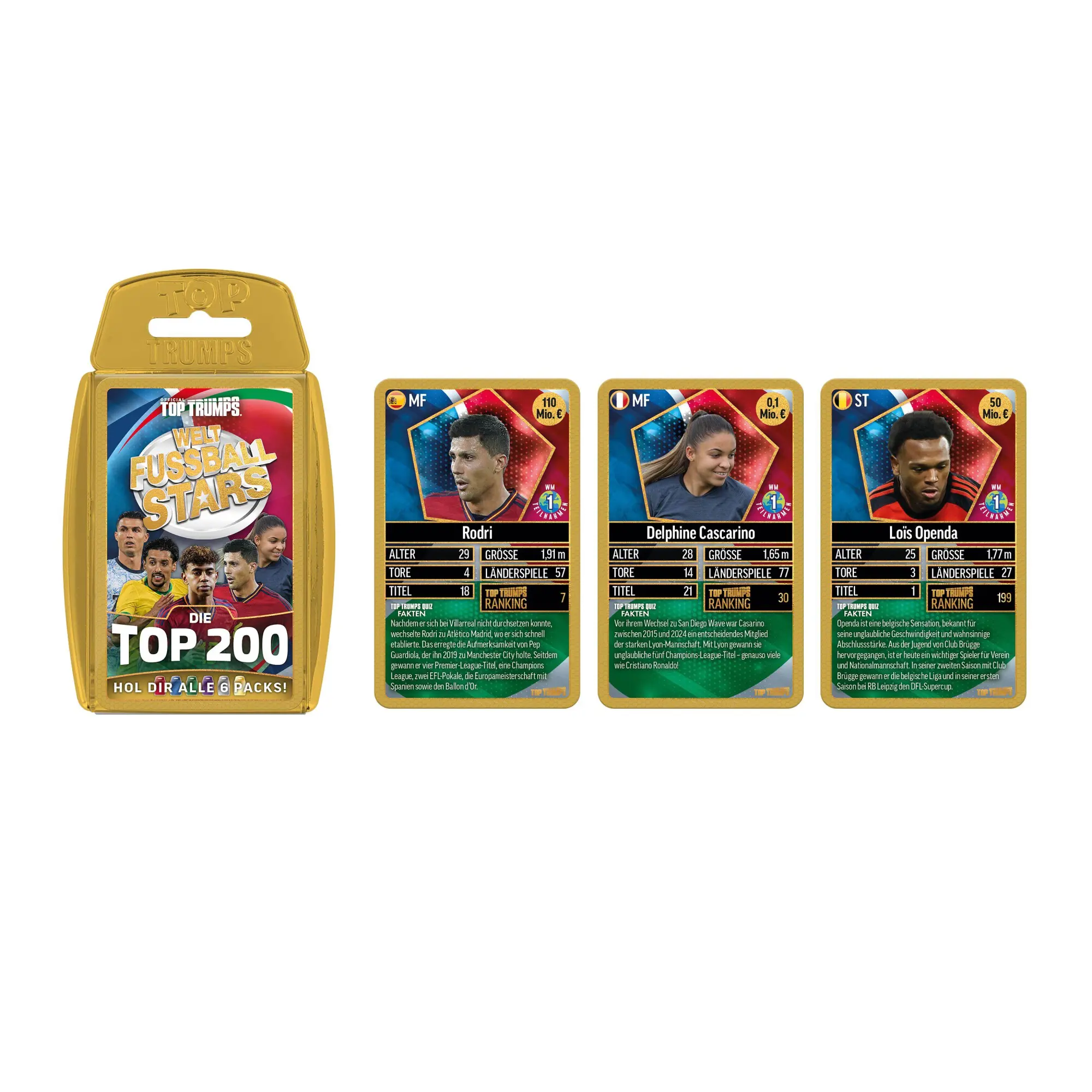Bild: 5036905064293 | Top Trumps WFS 200 - Pack 6 | Spiel | Deutsch | 2026 | Winning Moves