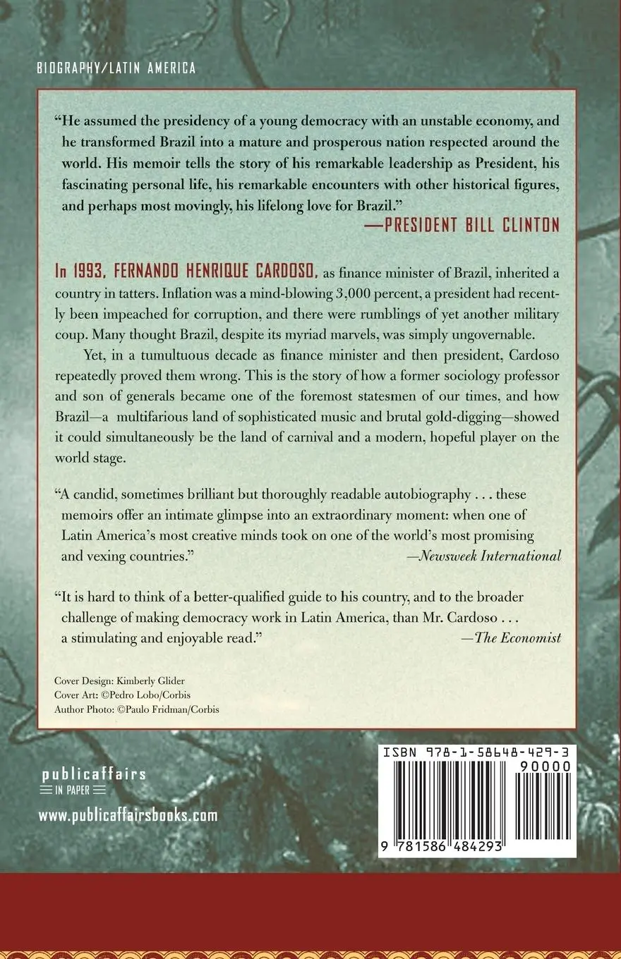 Rückseite: 9781586484293 | The Accidental President of Brazil | A Memoir | Cardoso | Taschenbuch